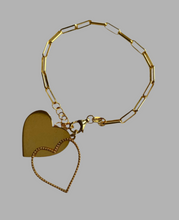 Open link bracelet (detachable charms)