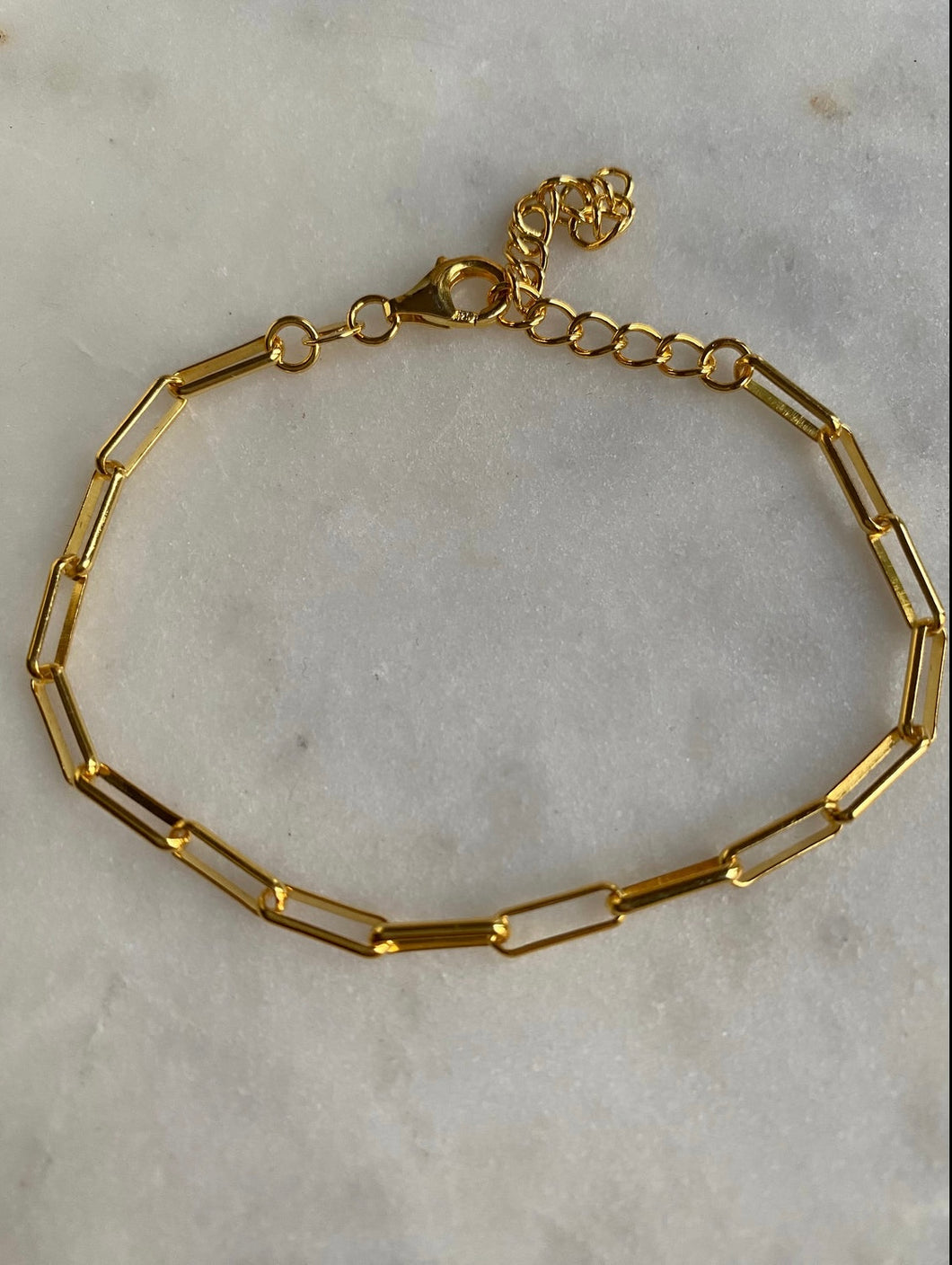 Open link bracelet (detachable charms)