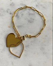 Open link bracelet (detachable charms)