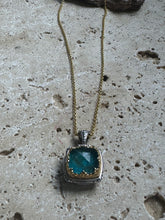 Big bold Byzantine semi precious necklace