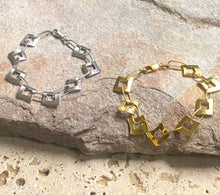 The open link squares bracelet.