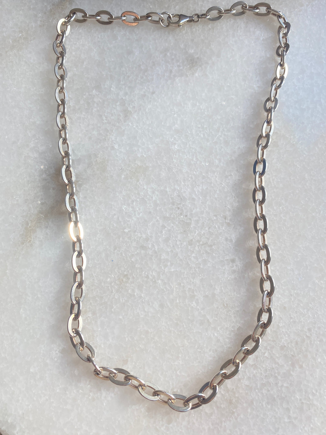 Baroque fresh water Pearl chain necklace