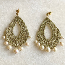 Gina crochet silver Earrings