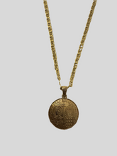 ICXC NIKA gold coin pendant