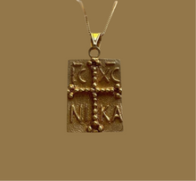 ICXC NIKA Solid Rectangular pendant