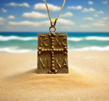 ICXC NIKA Solid Rectangular pendant