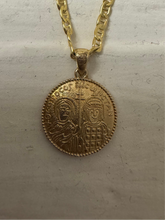 ICXC NIKA gold coin pendant