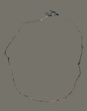 Elongated cylinder necklace