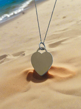 Solid heart necklace