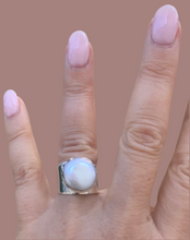 Statement pearl ring