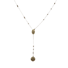 Rosary necklace 18K Yellow gold vermeil