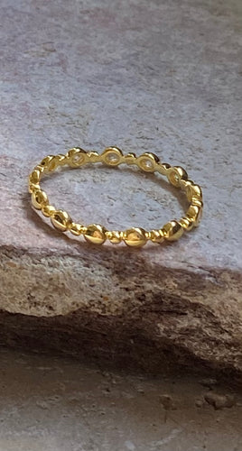 Gold fine band
