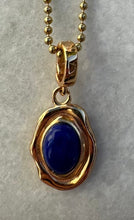 Lapis lazuli with ball chain