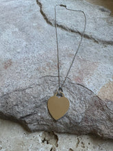 Solid heart necklace