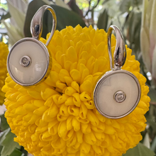 Olivia white earrings