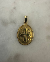 ICXC NIKA gold coin pendant