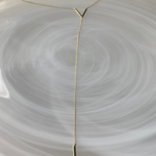 Long lariat necklace