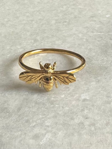 The golden bee ring