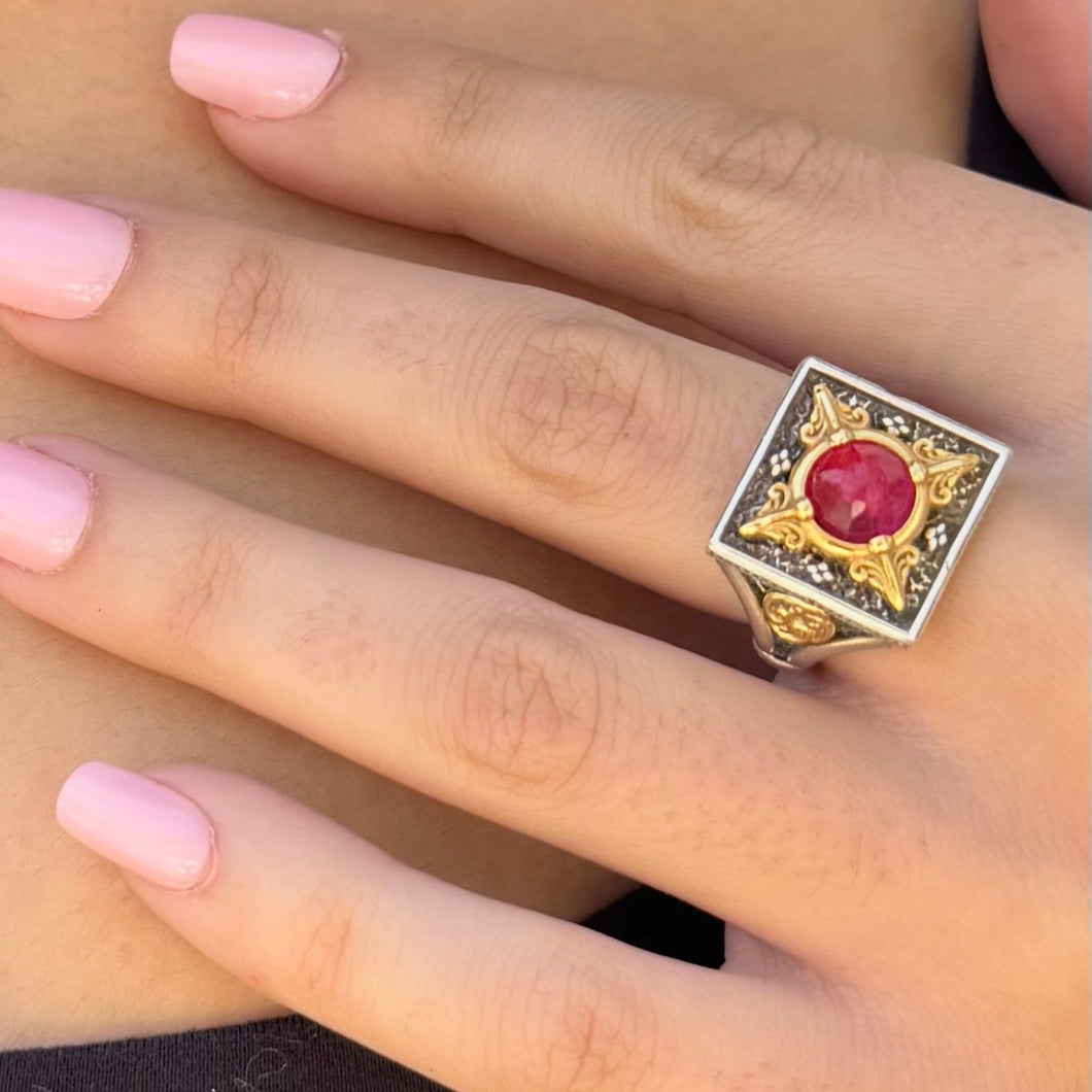 Red Rubini ring