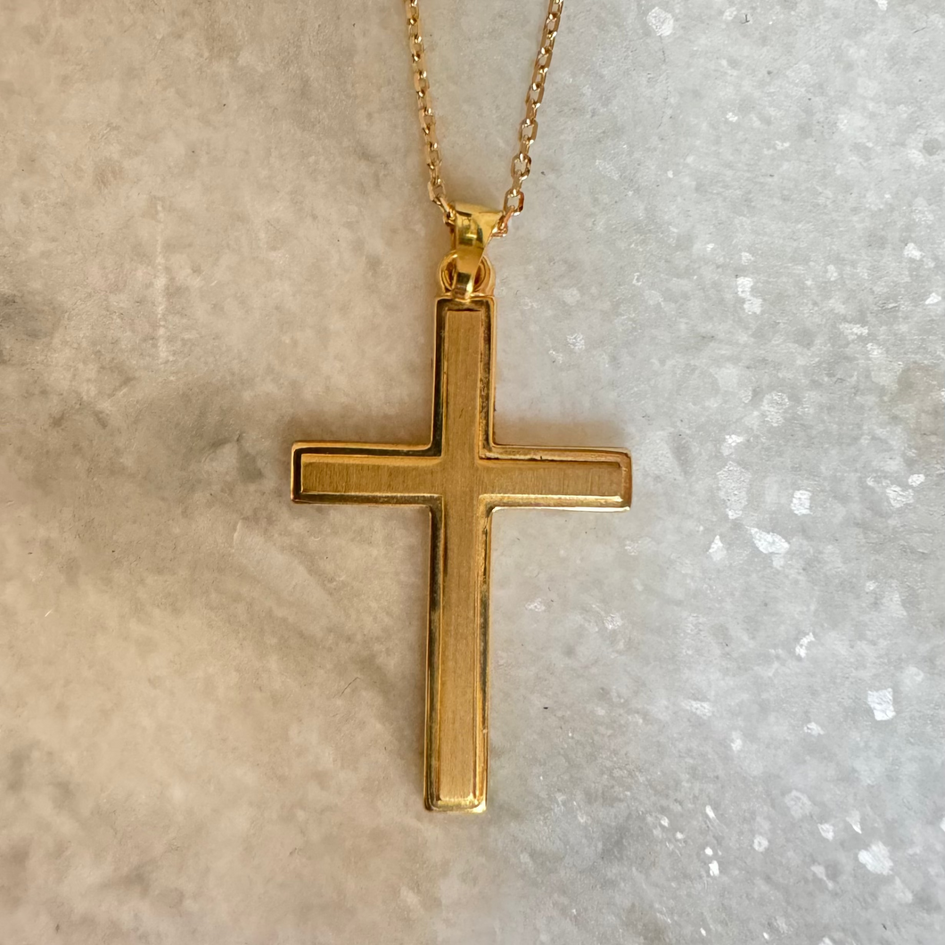 9k Gold Crucifix