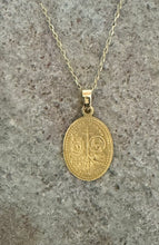 ICXC NIKA gold coin pendant