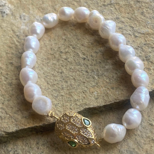 Snake Pearl Bracelet