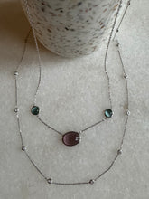 Kassandra Cabochon semi precious gem necklace