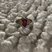The ‘ρουμπίνι’ ruby ring