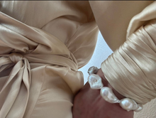 Baroque fresh water Pearl bracelet with Bolt Clasp