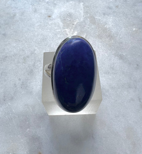 Long lapis ring