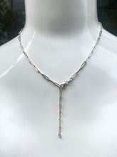 Sterling silver open link necklace