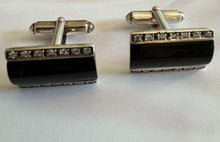 Onyx rectangular cufflinks