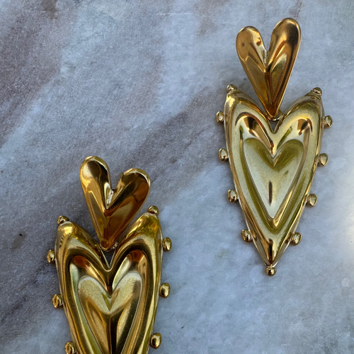Heart earrings