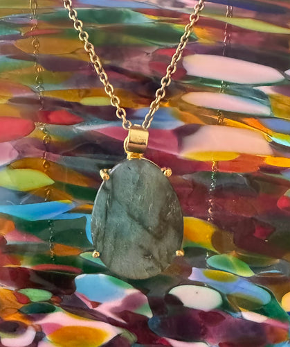 Lela Labrodorite necklace