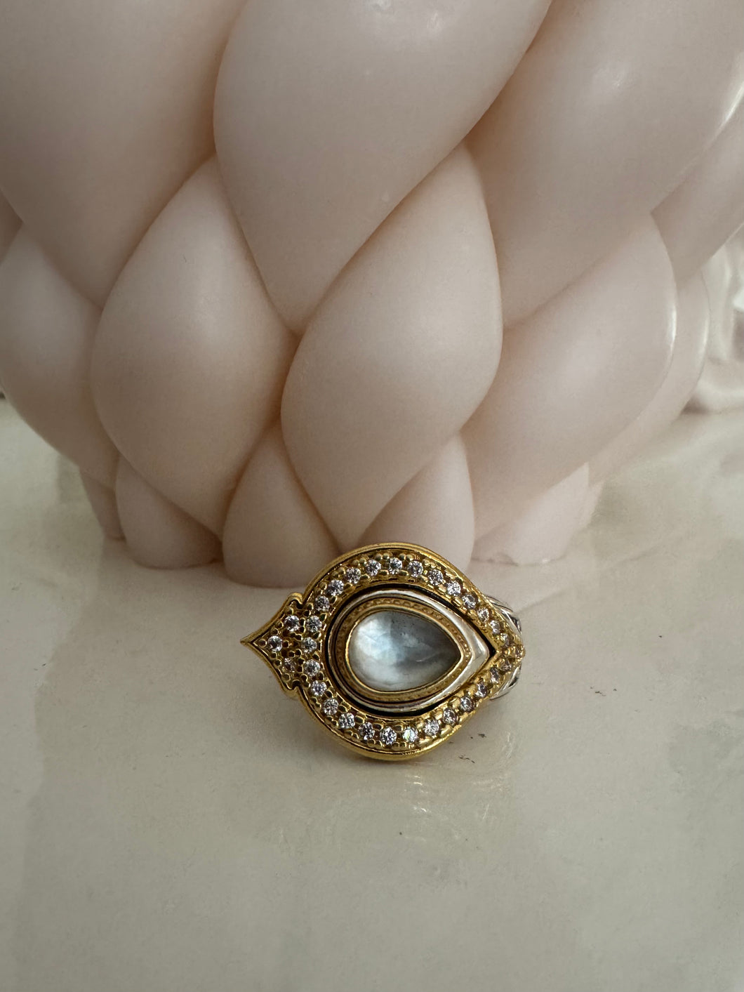 Lapis lazuli Byzantine eye ring