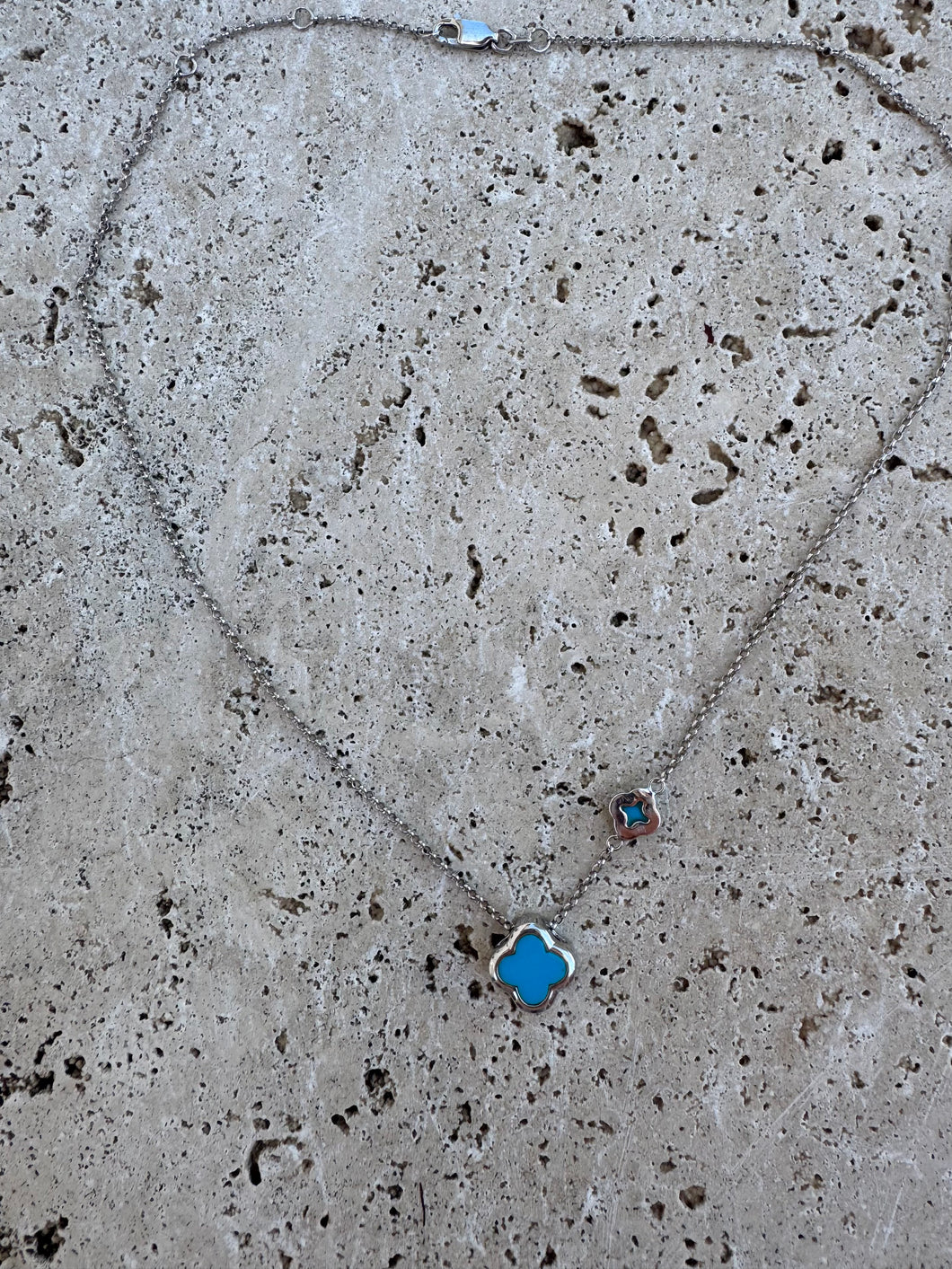 The double turquoise cleopatra necklace