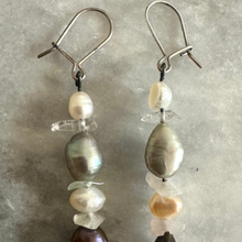 Long Leila pearl earrings
