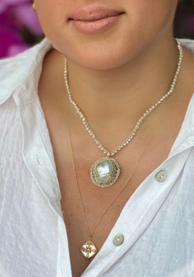Despina baroque pearl necklace