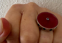The big red enamel ring
