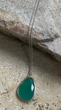 Semi precious drop necklace