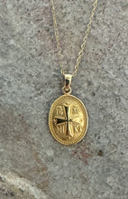 ICXC NIKA gold coin pendant