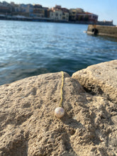 Baroque single pearl necklace