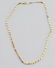 Large Theta necklace solid 14k gold