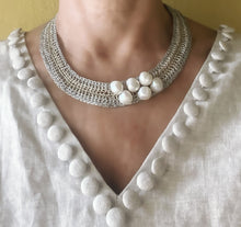 Cluster pearl collier