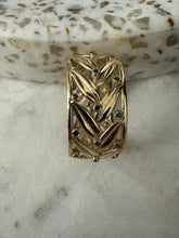 The olive leaf ring 14K solid gold