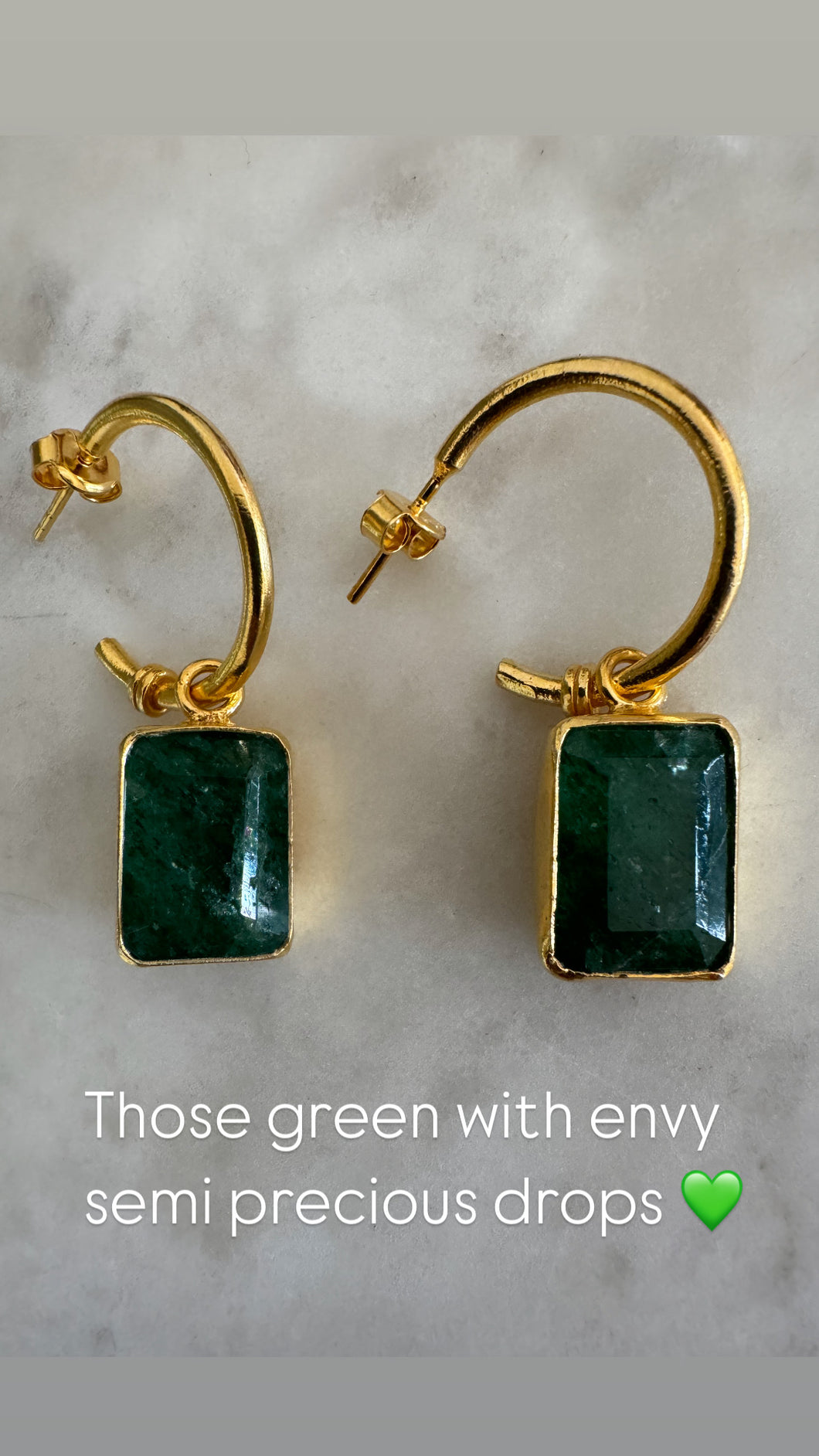 Green with envy hoops