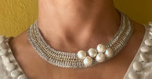 Cluster pearl collier