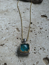 Big bold Byzantine apatite necklace