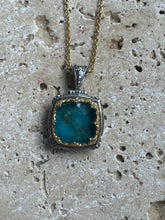 Big bold Byzantine apatite necklace