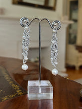 Long Louise crocheted earrings